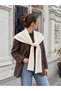 Knitwear Shoulder Shawl – Tieable, Multi-Purpose, Sweater-Look Shawl Accessory - 2