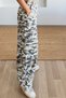 Gray Camouflage Patterned Cargo Pocket Trousers - 7