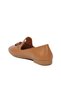 Tan Genuine Leather Women's Casual Shoes - 4