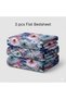 Luxury King Size Bedding Set 3-Piece | Digital Floral Bedsheet | Wrinkle-Free & Easy Care and 1 Flat Bedsheet & 2 Pillow Covers. King (U.K. Standard)) (Purple, King (U.K. Standard)) - 4