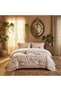 Luxury 3-Piece Turkish Satin Cotton Bedsheet Set – King Size | Ultra Soft, Breathable & Wrinkle-Resistant | Elegant Collection Bedding with 2 Pillowcases (Light gray Floral., King (U.K. Standard)) - 5