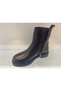 Genuine Leather and Fur Zippered Boots Women's Shoes - 3