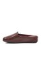 Burgundy Printed Closed-Front Women's House Slippers - 4