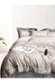 3 Pieces Flat Bedsheet Set with Floral Pattern King Size Bed Pillow Cover Set with 1 Bedsheet, 2 Pillow Cover Bedding Set (Cream Blue, King (U.K. Standard)) (Cream Floral, King (U.K. Standard)) - 3