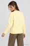 Soft Textured Oversize Knitwear Sweater Lpf0063 Light Yellow - 5