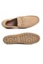 Beige Textile Memory Sole Men's Casual Shoes - 5