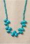 Handmade Drop Turquoise Natural Stone Necklace - 6