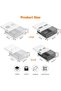 2 Pack Under Desk Drawer Organizer Box,Large&Small Pull Out Drawer for Office,Under Desk Storage Dra - 2