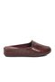 Burgundy Printed Closed-Front Women's House Slippers - 2