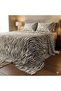 3 Pieces Flat Bedsheet Set with Floral Pattern King Size Bed Pillow Cover Set with 1 Bedsheet, 2 Pillow. Bedding Set (Black!, King (U.K. Standard))