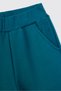 Boys' Soft Textured Petrol Sweatpants with Pockets - 3
