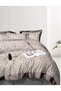 3 Pieces Flat Bedsheet Set with Floral Pattern King Size Bed Pillow Cover Set with 1 Bedsheet, 2 Pillow Cover Bedding Set (Cream Blue, King (U.K. Standard)) (Light Brown Floral, King (U.K. Standard)) - 3