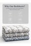 3 Pieces Flat Bedsheet Set with Floral Pattern King Size Bed Pillow Cover Set with 1 Bedsheet, 2 Pillow. Bedding Set (Solid royal color, King (U.K. Standard)) - 4