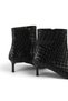 Natyy Knitted Detailed Ankle-Length Women's Heeled Boots - 5