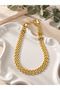 Gold Color Multi-Row Chain Choker Necklace |   Statement Style Choker Necklace - 6