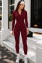 Body-Hugging Recovery Bodysuit with Hidden Zipper, Sports Yoga Long Leggings Jumpsuit Swimsuit