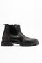 Genuine Leather Laceless Men's Boots