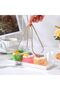 10-Pack Transparent Rectangular Cake Boxes with Handles, Plastic Bakery Containers for Birthday, Wed - 5