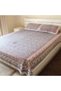 Bedsheet and 2 Pillow Covers - Red Green printed - 7