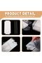 10-Pack Transparent Rectangular Cake Boxes with Handles, Plastic Bakery Containers for Birthday, Wed - 3