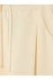 Peak New Season Beige Women's Sweatpants with Elastic Waist - 3