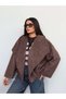 Wide Collar Short Cashmere Jacket