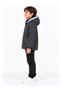 82510-26 Boy's Hooded Plush Lined Quilted Coat with Zipper and Snap Pockets, Ages 6-9 - 3