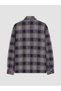 Standard Fit Checkered Embroidered Men's Shirt Jacket for Style Enthusiasts from Uzg Store - 3