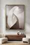 Ethereal Ascent Architecture Wall Art | Portrait Framed Canvas Print | Modern Decor for Living Room