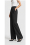 Black Palazzo High Pleated Trousers - 2