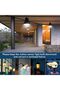 Motion Sensor Light Bulbs, 2 Pack E26 6000K Cool White Security Bulb, 12W (100W Equivalent) - 4