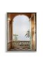 Mediterranean Archway Architecture Wall Art | Portrait Framed Canvas Print | Luxury Home Decor - 2