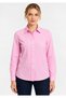 Women's Pink Long Sleeve Slim Shirt. - 3