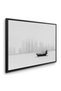 The Foggy Dhow Architecture Wall Art | Landscape Framed Canvas Print | Modern Decor for Living Room - 3