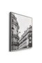 Classic Haussmann Architecture Wall Art | Portrait Framed Canvas Print | Luxury Home Decor - 3