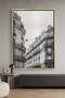 Classic Haussmann Architecture Wall Art | Portrait Framed Canvas Print | Luxury Home Decor