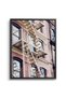 Urban Fire Escape Architecture Wall Art | Portrait Framed Canvas Print | Luxury Home Decor - 2