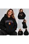 Hanorac Romania Unisex Oversized Printed Hooded Pocket Detail Premium Hoodie Sweatshirt