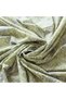 Bedsheet and 2 Pillow Covers - Henna Green and Grey print - 6