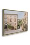 Rustic Italian Village Architecture Wall Art | Landscape Framed Canvas Print | Luxury Home Decor - 3