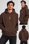 Hanorac Romania Unisex Oversized Printed Hooded Pocket Detail Premium Hoodie Sweatshirt