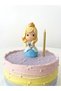 Handmade Long-Haired Princess Figured Cake Decoration Model 2 / Birthday Ornament / Cake Decor - 1 Piece - 5