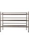 9-Pair Shoe Rack Organizer, Black - 2