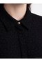 Black Dobby Women's Shirt Tunic - 3