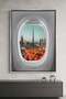 Dubai View Architecture Wall Art | Portrait Framed Canvas Print | Modern Decor for Living Room
