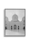 Sheikh Zayed Grand Mosque Architecture Wall Art | Portrait Framed Canvas Print | Luxury Home Decor - 2