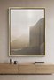 Contemporary Desert Structure Architecture Wall Art | Portrait Framed Canvas Print | Home Decor