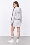 Women's Skirt Etk01501 Gray Melange - 4