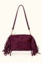 Velora Tasseled Suede Bag 98-127 Std Mürdüm