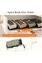 36 Pack Spice Rack Drawer, Adjustable Spice Organizer Black - 3